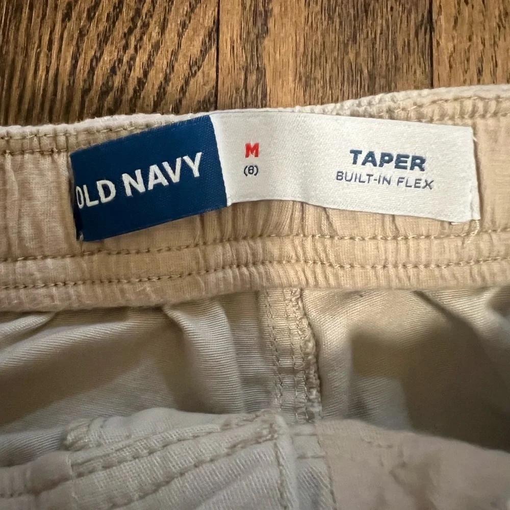 Old Navy Khaki Tapered Pants